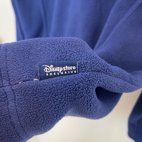 Minnie Mouse Embroidered Disney Quarter zip Fleece Pullover Sweater Size M - Picture 6 of 10